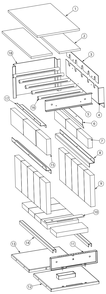 Repair Parts 3 Diagram and Parts List for US2941EB  US Stove Company Industrial Fan / Circulator
